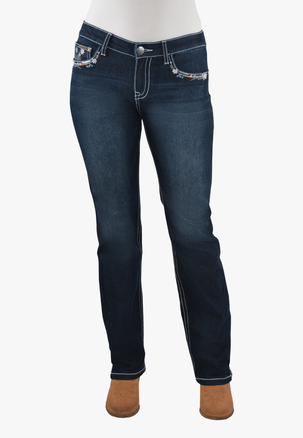 Pure Western CLOTHING-Womens Jeans Pure Western Womens Anjelica Jean