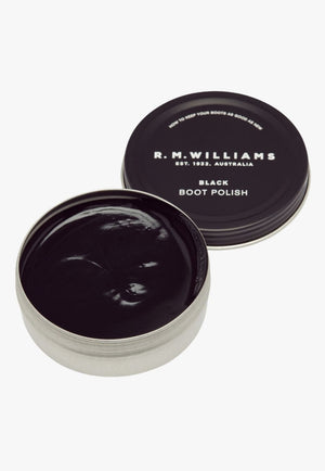 R.M. Williams FOOTWEAR - Shoe Care Polish Black RM Williams Stockmans Boot Polish 70ml