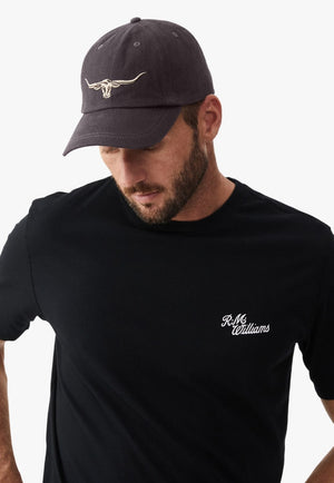 R.M. Williams HATS - Caps Navy RM Williams Adults Steer Head Logo Cap
