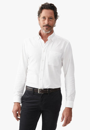 R.M. Williams CLOTHING-Mens Long Sleeve Shirts R.M. Williams Mens Collins Button Down Shirt