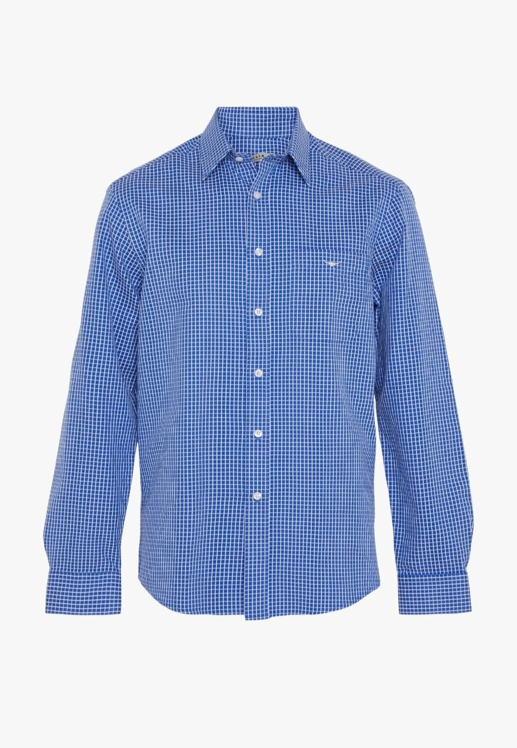 R.M. Williams CLOTHING-Mens Long Sleeve Shirts R.M. Williams Mens Collins Shirt