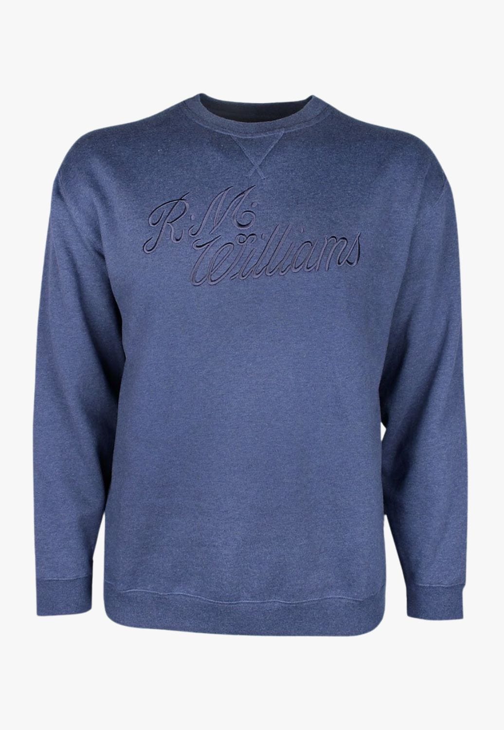 R.M. Williams CLOTHING-Mens Pullovers R.M. Williams Mens Script Crew Neck