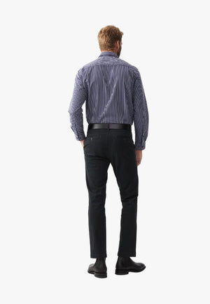 R.M. Williams CLOTHING-Mens Long Sleeve Shirts RM Williams Mens Collins Long Sleeve Shirt