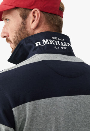 R.M. Williams CLOTHING-Mens Jerseys RM Williams Mens Tweedale Rugby