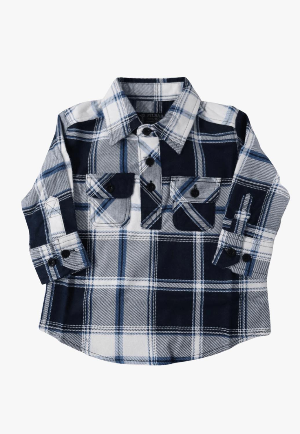 Ritemate CLOTHING-Kids Unisex Shirts Ritemate Kids Closed Front Flannelette Shirt