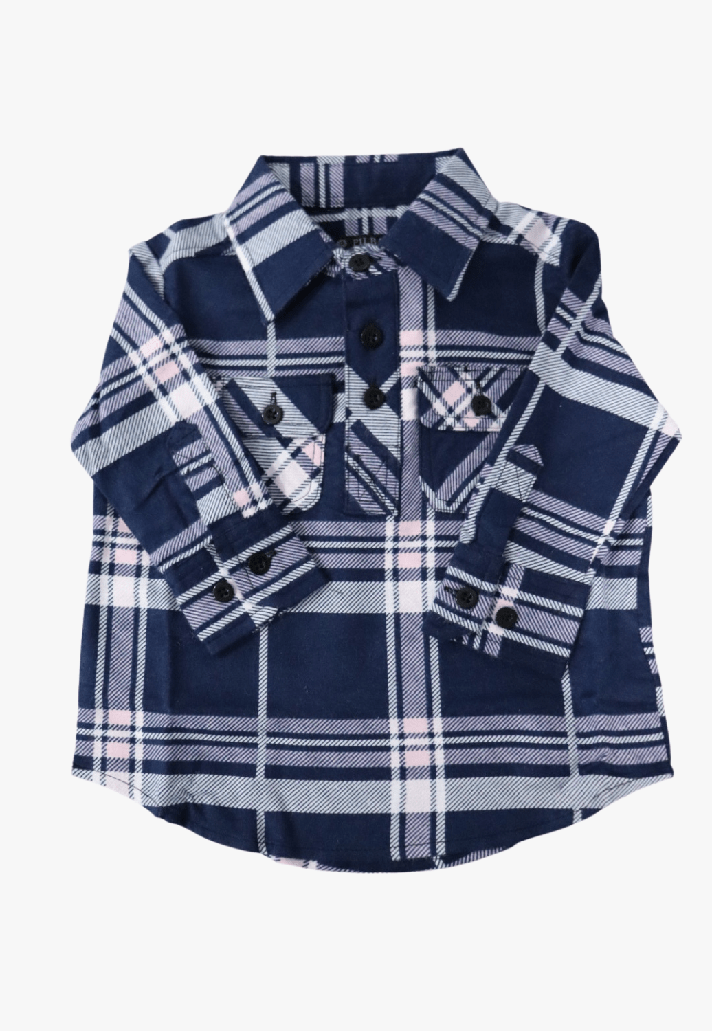 Ritemate CLOTHING-Kids Unisex Shirts Ritemate Kids Closed Front Flannelette Shirt