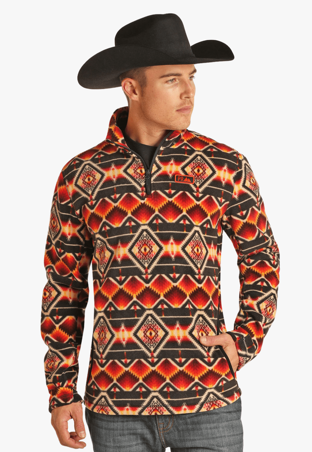 Aztec half clearance zip pullover