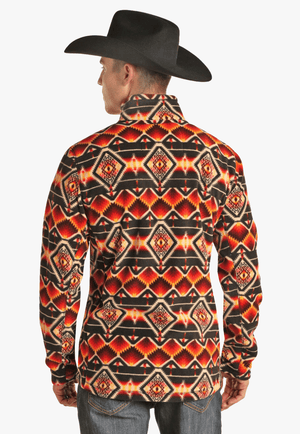 Rock and Roll CLOTHING-Mens Pullovers Rock and Roll Mens Aztec Pullover