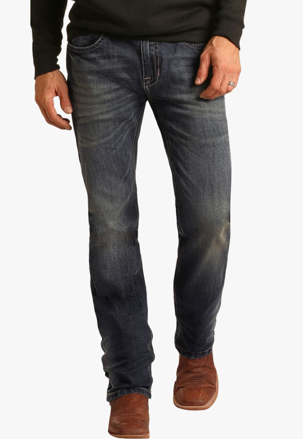 Rock and Roll CLOTHING-Mens Jeans Rock and Roll Mens Revolver Jean