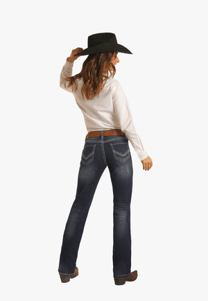 Rock and Roll CLOTHING-Womens Jeans Rock and Roll Womens Riding Jean