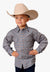 Roper CLOTHING-Boys Long Sleeve Shirts Roper Boys West Made Collection Long Sleeve Shirt