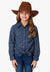 Roper CLOTHING-Girls Long Sleeve Shirts Roper Girls West Made Collection Long Sleeve Shirt