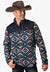 Roper CLOTHING-MensWinterTops Roper Mens Aztec Fleece Pullover