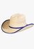 Sunbody HATS - Straw OSFA / Royal Blue Sunbody Kids Cattleman Bound Guat Hat Blue