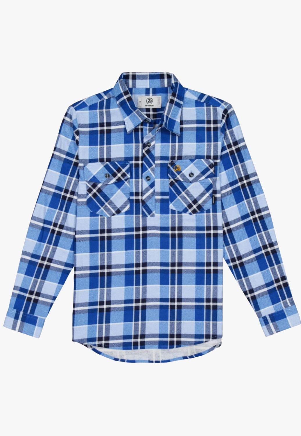 Swanndri Kids Egmont Closed Front Flannelette Shirt Twin Pack - W ...