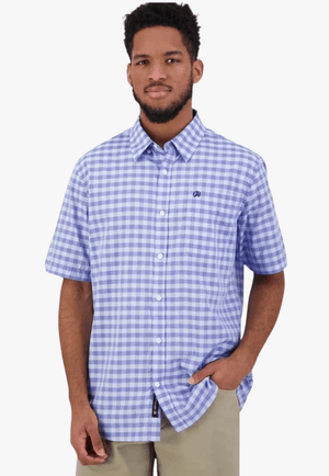 Swanndri CLOTHING-Mens Short Sleeve Shirts Swanndri Mens Amherst Short Sleeve Shirt