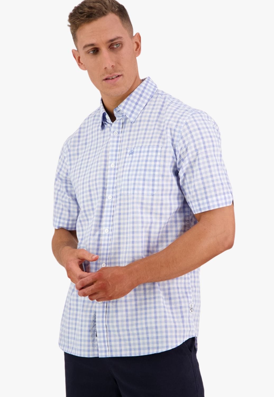 Swanndri CLOTHING-Mens Short Sleeve Shirts Swanndri Mens Brookhaven Short Sleeve Shirt