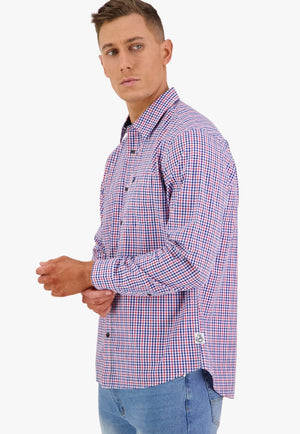 Swanndri CLOTHING-Mens Long Sleeve Shirts Swanndri Mens Canal St Long Sleeve Shirt