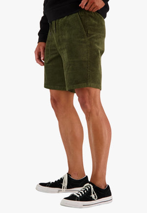 Swanndri CLOTHING-Mens Shorts Swanndri Mens Long Bay v3 Cord Shorts