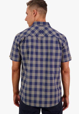 Swanndri CLOTHING-Mens Short Sleeve Shirts Swanndri Mens Rings Beach Short Sleeve Shirt