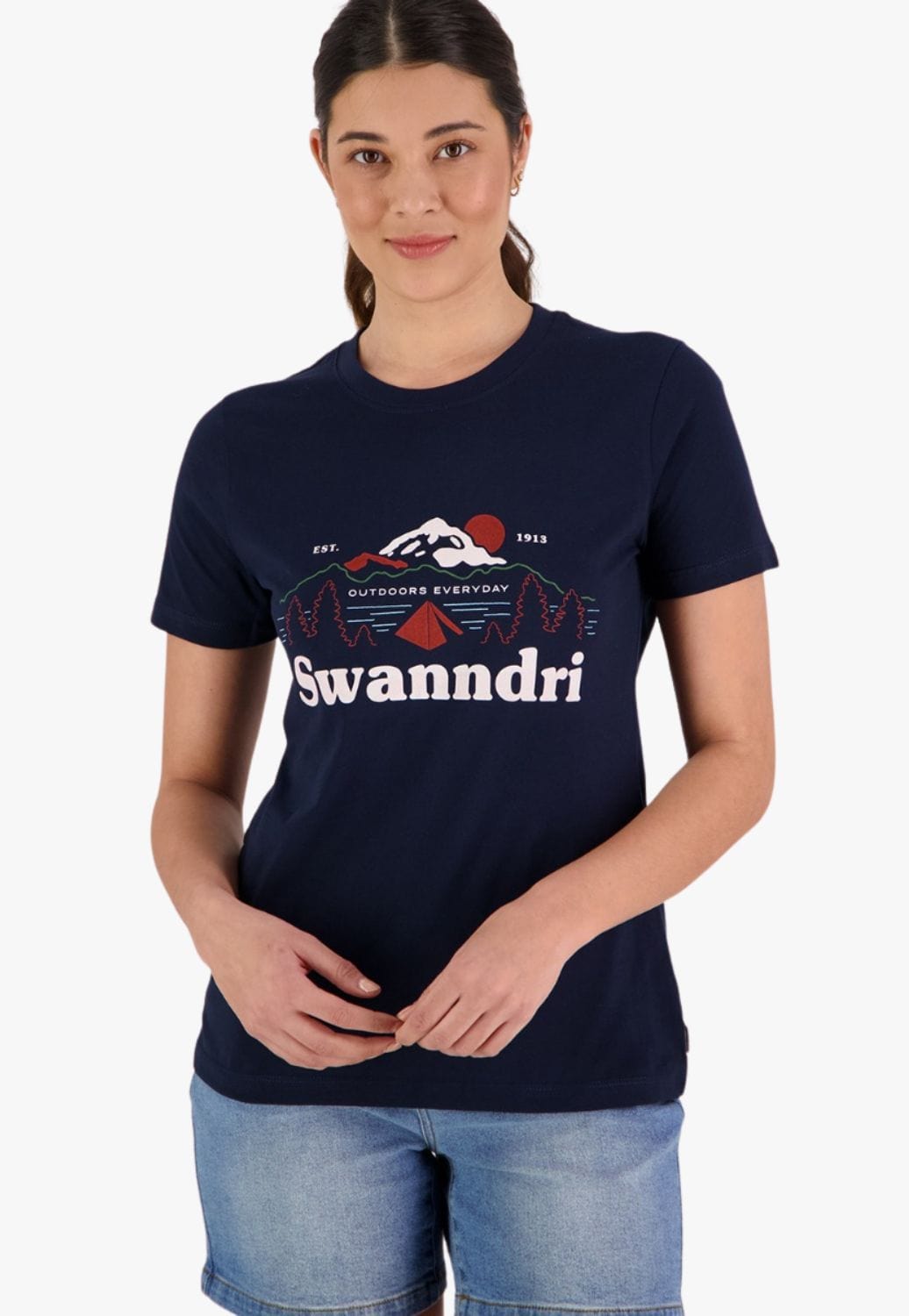 Swanndri CLOTHING-WomensT-Shirts Swanndri Womens Freedom T-Shirt