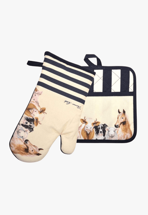 Thomas Cook ACCESSORIES-General Animal Friends Thomas Cook Farm Friends Ovenmitt & Pot Holder Set