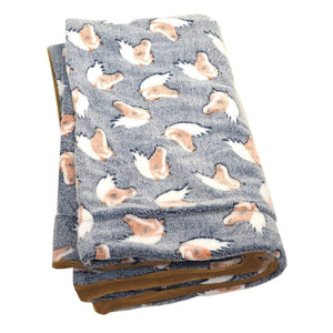 Thomas Cook MANCHESTER - Blankets Grey/Blue/Tan Thomas Cook Horse Snuggle Rug