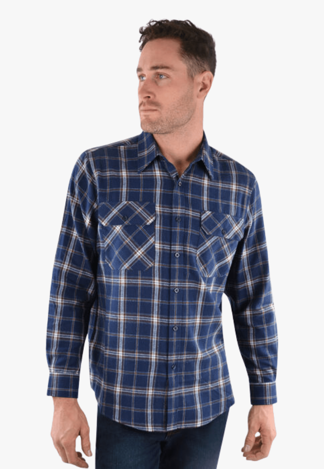 Thomas Cook CLOTHING-Mens Long Sleeve Shirts Thomas Cook Mens Blyth Thermal Long Sleeve Shirt