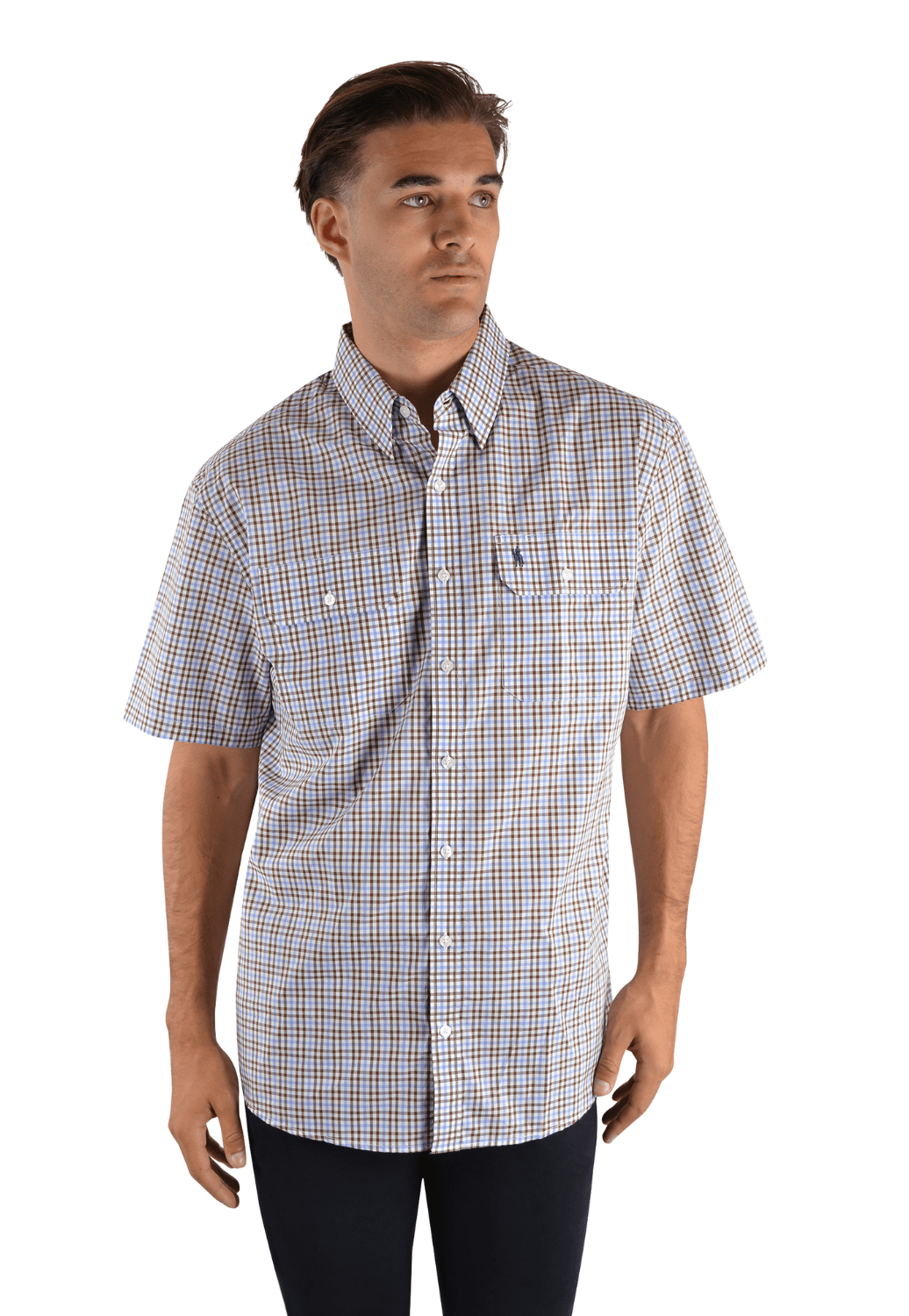 Thomas Cook CLOTHING-Mens Short Sleeve Shirts Thomas Cook Mens Brae Short Sleeve Shirt