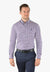 Thomas Cook CLOTHING-Mens Long Sleeve Shirts Thomas Cook Mens Burton Check Tailored Long Sleeve Shirt