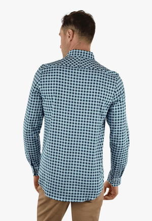 Thomas Cook CLOTHING-Mens Long Sleeve Shirts Thomas Cook Mens Byrnes Tailored Long Sleeve Shirt