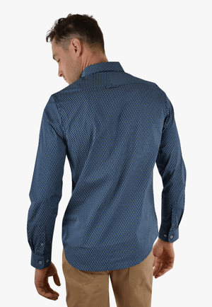 Thomas Cook CLOTHING-Mens Long Sleeve Shirts Thomas Cook Mens Costin Tailored Long Sleeve Shirt