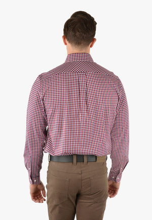 Thomas Cook CLOTHING-Mens Long Sleeve Shirts Thomas Cook Mens Hume Check Long Sleeve Shirt