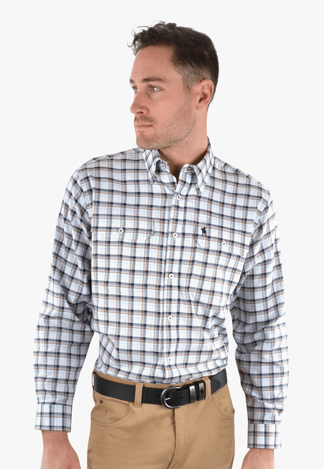 Thomas Cook CLOTHING-Mens Long Sleeve Shirts Thomas Cook Mens Newell Long Sleeve Shirt