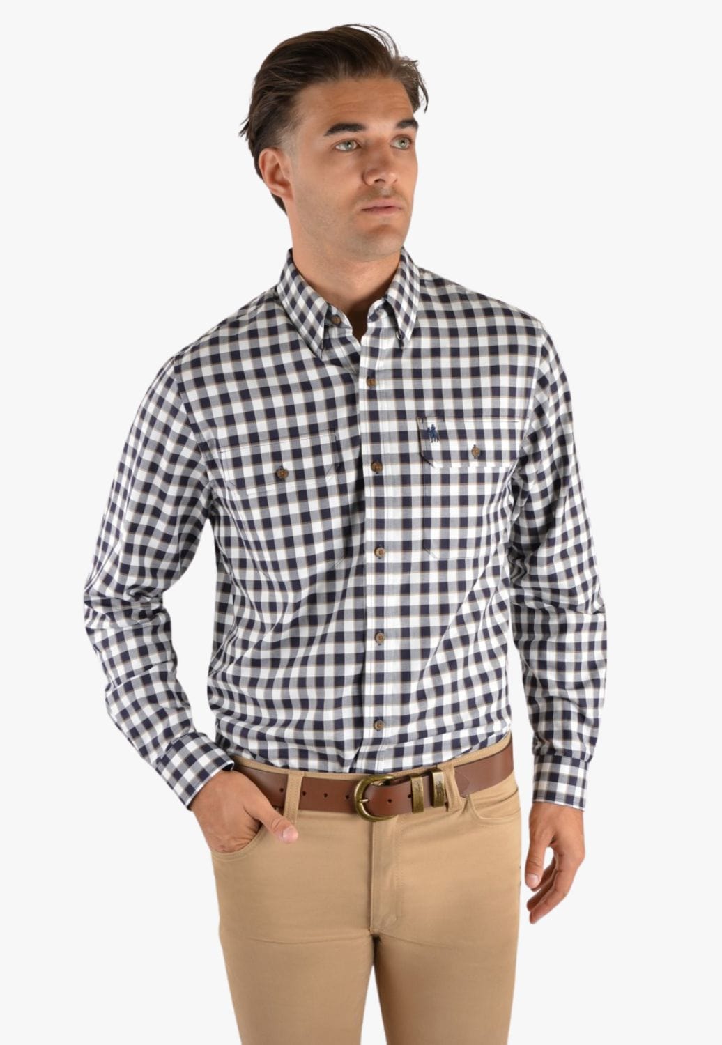 Thomas Cook CLOTHING-Mens Long Sleeve Shirts Thomas Cook Mens Oakleigh Long Sleeve Shirt