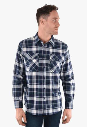 Thomas Cook CLOTHING-Mens Long Sleeve Shirts Thomas Cook Mens Renmark Thermal Twin Pack Shirt
