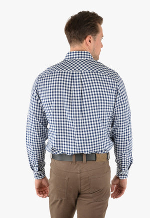 Thomas Cook CLOTHING-Mens Long Sleeve Shirts Thomas Cook Mens Sweeney Check Long Sleeve Shirt