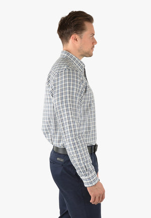 Thomas Cook CLOTHING-Mens Long Sleeve Shirts Thomas Cook Mens Vic Check Long Sleeve Shirt