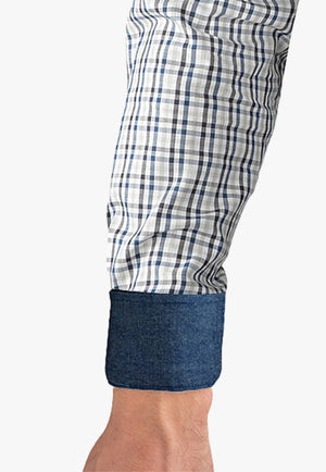 Thomas Cook CLOTHING-Mens Long Sleeve Shirts Thomas Cook Mens Vic Check Long Sleeve Shirt