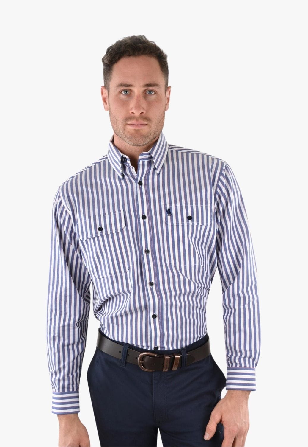 Thomas Cook CLOTHING-Mens Long Sleeve Shirts Thomas Cook Mens Vince Long Sleeve Shirt