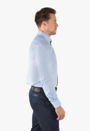 Thomas Cook CLOTHING-Mens Long Sleeve Shirts Thomas Cook Mens William Check Tailored Long Sleeve Shirt
