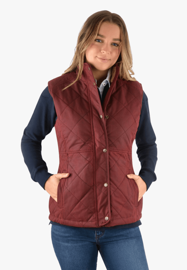 Thomas Cook Womens Hazelbrooke Oilskin Vest - W. Titley & Co