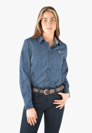 Thomas Cook CLOTHING-Womens Long Sleeve Shirts Thomas Cook Womens Jade Long Sleeve Shirt