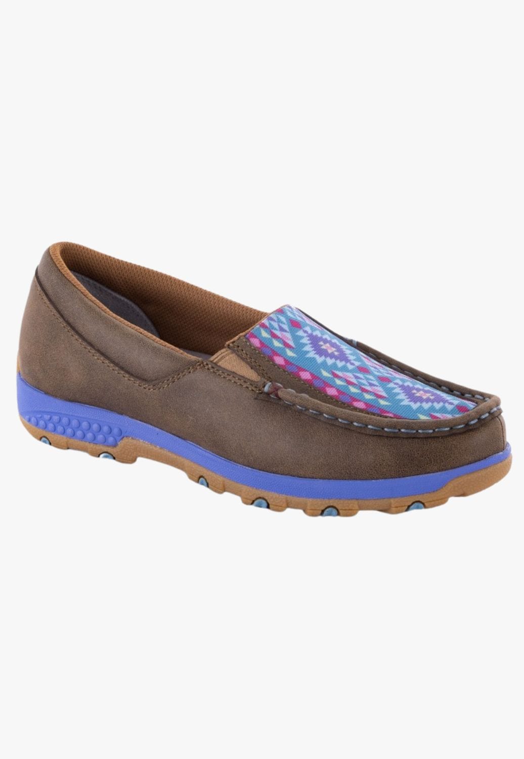 Twisted X FOOTWEAR - Womens Casual Twisted X Womens Aztec Slip On Driving Moc