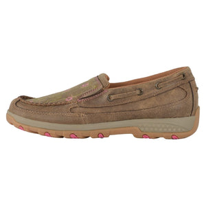 Twisted X FOOTWEAR - Womens Casual Twisted X Womens Cactus Stitch Cell Stretch Slip On Moc