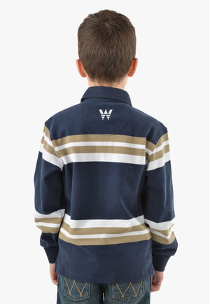 Wrangler CLOTHING-Boys Pullovers Wrangler Boys Atkinson Stripe Rugby