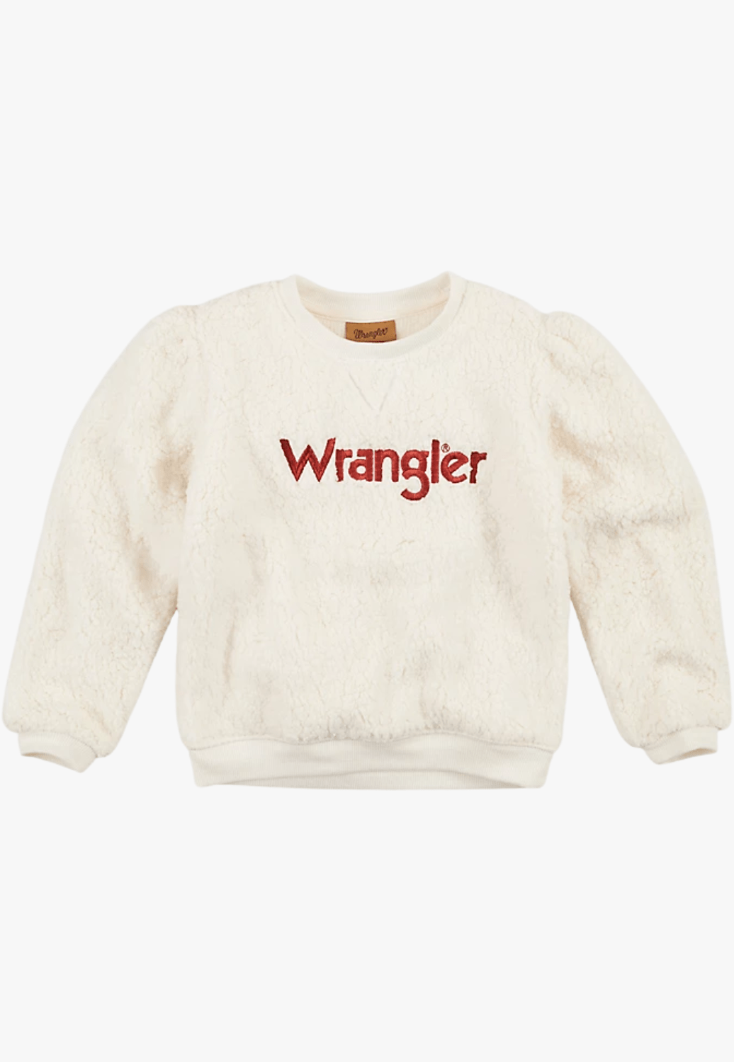 Wrangler CLOTHING-Girls Long Sleeve Shirts Wrangler Girls Sherpa Sweat Shirt
