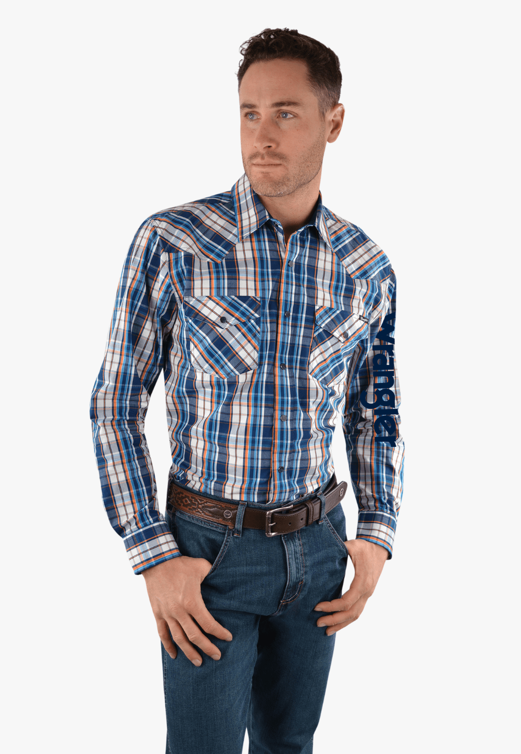 wrangler mens shirts