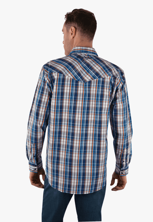 Wrangler CLOTHING-Mens Long Sleeve Shirts Wrangler Mens Hendo Long Sleeve Shirt