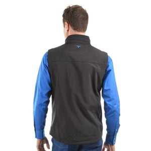 Wrangler CLOTHING-Mens Jackets Wrangler Mens Logo Softshell Vest